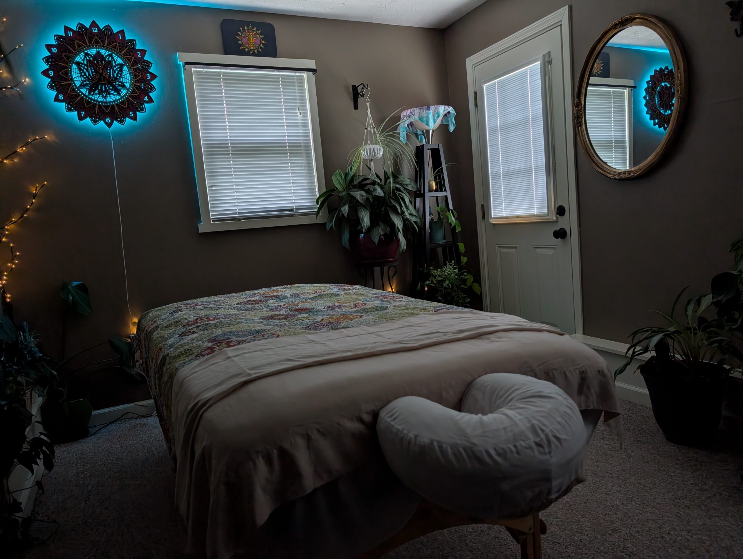 The treatment room at Appalachia Wellness